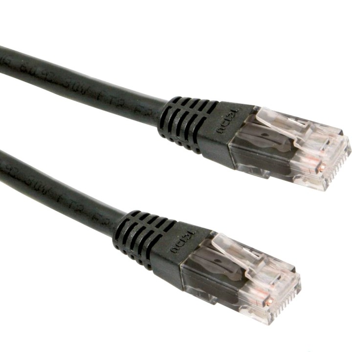 Gembird PP12-3M/BK cavo di rete nero Cat5e U/UTP (UTP)