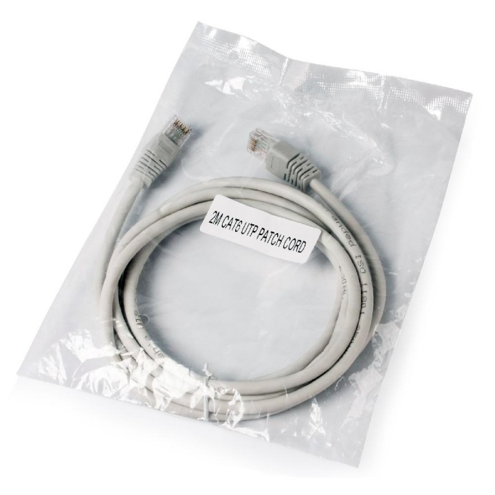 Gembird PP6U-2M Cavo di rete grigio Cat6 U/UTP (UTP)