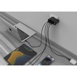 Gembird TA-UC-PDQC100LCD-01-BK caricabatterie dispositivo mobile laptop smartphone nero AC ricarica veloce interno
