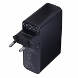 Gembird TA-UC-PDQC100LCD-01-BK caricabatterie dispositivo mobile laptop smartphone nero AC ricarica veloce interno