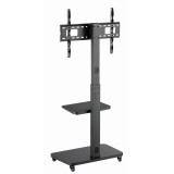 Gembird TVS-75S-02 TV supporto da pavimento con ruote 37 - 75 nero
