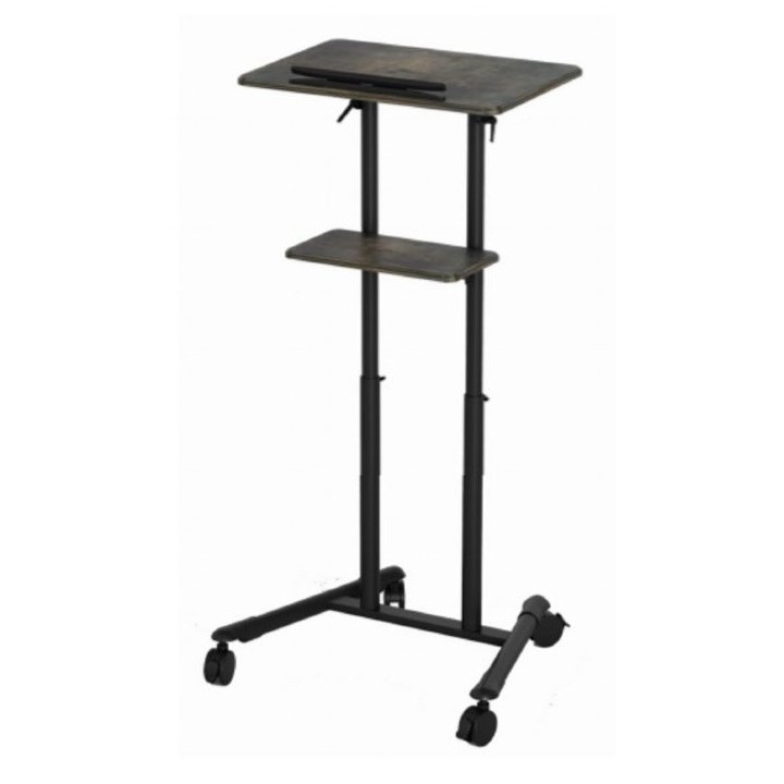 Gembird TVS-DESK-01-BK scrivania regolabile in altezza nero