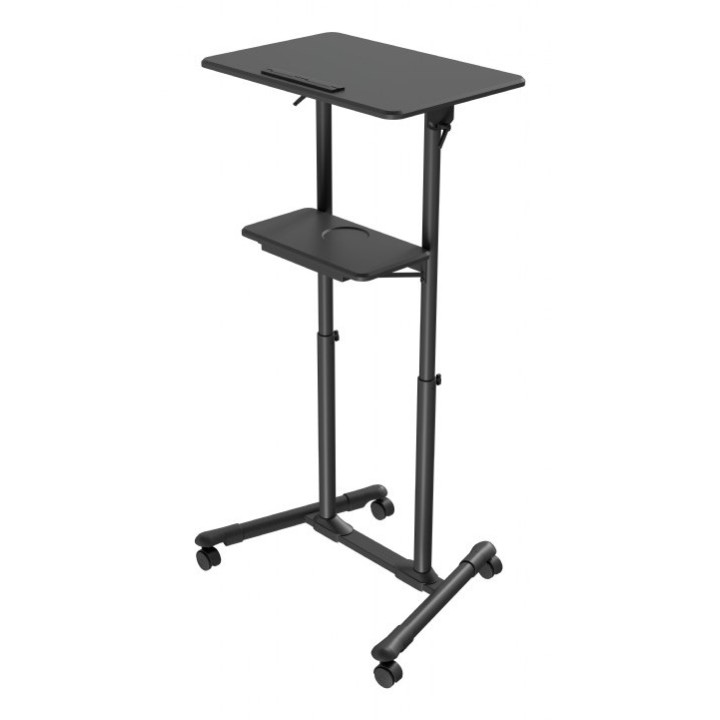 Gembird TVS-DESK-01-BK scrivania regolabile in altezza nero