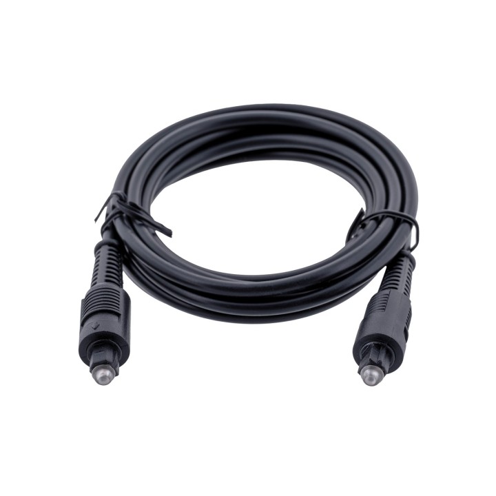 Gembird Toslink 2m cavo audio nero