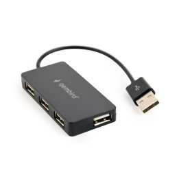 Gembird UHB-U2P4-04 Hub interfaccia USB 2.0 480 Mbit/s nero