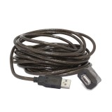 Gembird USB A/USB A M/F 10m USB cavo USB 2.0 nero