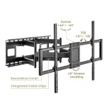Gembird WM-120ST-01 TV supporto/staffa 3.05 m (120 ) nero