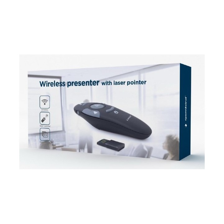 Gembird WP-L-11 Presentatore wireless RF nero