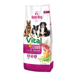 GOLD DOG Premium Vital Agnello e riso - cibo secco per cani - 12kg