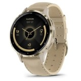 Garmin 010-02785-55 Smartwatch / orologio sportivo 3.05 cm (1.2 ) AMOLED 41 mm Digitale 390 x 390 pixel Touchscreen Oro Wi-Fi GP