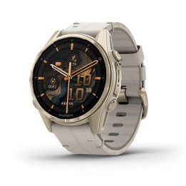 Garmin Fenix 8 3.3 cm (1.3 ) AMOLED 43 mm Digitale 416 x 416 pixel Touchscreen Oro Wi-Fi GPS (satellite)