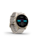 Garmin Fenix 8 3.3 cm (1.3 ) AMOLED 43 mm Digitale 416 x 416 pixel Touchscreen Oro Wi-Fi GPS (satellite)