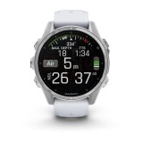 Garmin Fenix 8 3.3 cm (1.3 ) AMOLED 43 mm Digitale 416 x 416 pixel Touchscreen Argento Wi-Fi GPS (satellite)