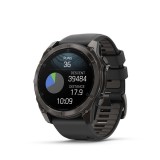 Garmin Fenix 8 3.56 cm (1.4 ) AMOLED 51 mm Digitale 454 x 454 pixel Touchscreen Titanio Wi-Fi GPS (satellite)