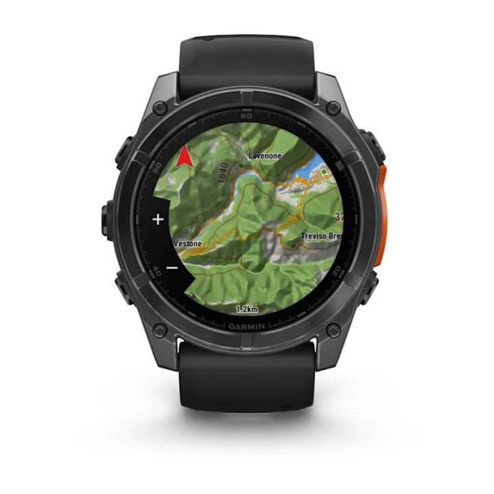 Garmin Fenix 8 3.56 cm (1.4 ) AMOLED 51 mm Digitale 454 x 454 pixel Touchscreen Titanio Wi-Fi GPS (satellite)