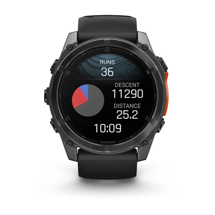 Garmin Fenix 8 3.56 cm (1.4 ) AMOLED 51 mm Digitale 454 x 454 pixel Touchscreen Titanio Wi-Fi GPS (satellite)