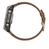 Garmin Fenix 8 3.56 cm (1.4 ) AMOLED 51 mm Digitale 454 x 454 pixel Touchscreen Titanio Wi-Fi GPS (satellite)