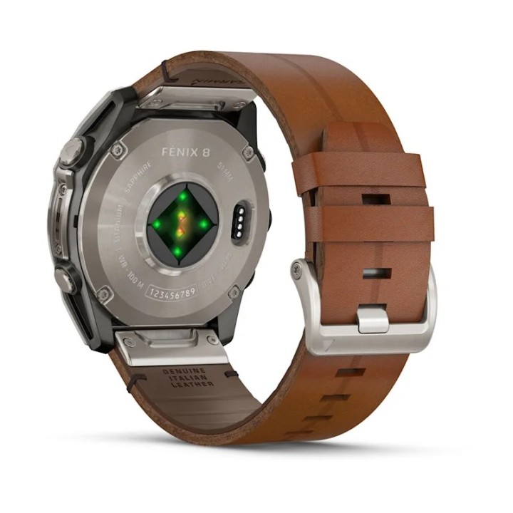 Garmin Fenix 8 3.56 cm (1.4 ) AMOLED 51 mm Digitale 454 x 454 pixel Touchscreen Titanio Wi-Fi GPS (satellite)