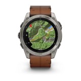 Garmin Fenix 8 3.56 cm (1.4 ) AMOLED 51 mm Digitale 454 x 454 pixel Touchscreen Titanio Wi-Fi GPS (satellite)