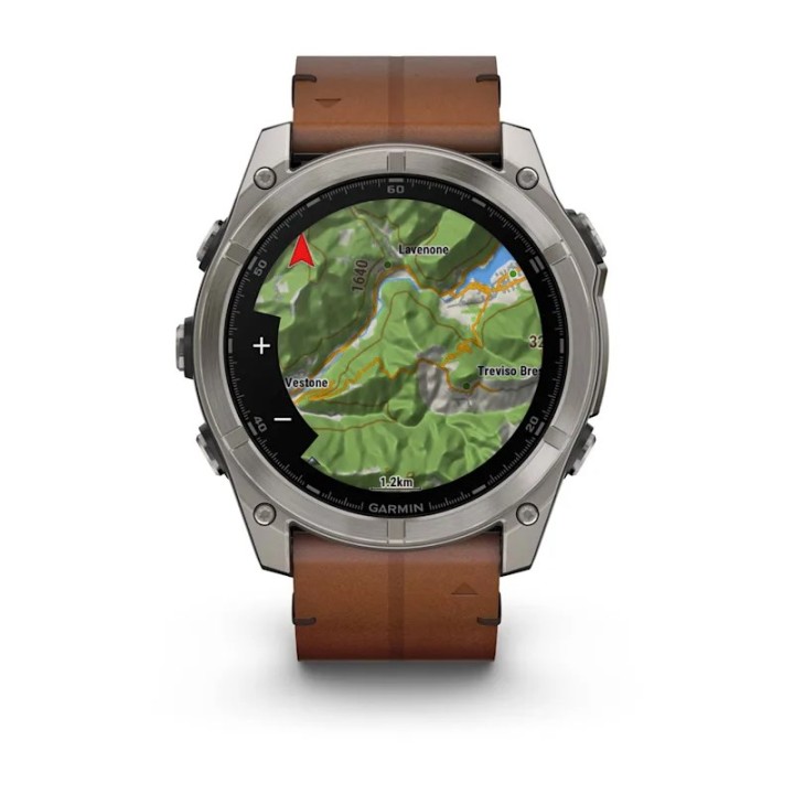 Garmin Fenix 8 3.56 cm (1.4 ) AMOLED 51 mm Digitale 454 x 454 pixel Touchscreen Titanio Wi-Fi GPS (satellite)