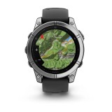 Garmin Fenix E 3.3 cm (1.3 ) AMOLED 47 mm Digitale 416 × 416 pixel Touchscreen Acciaio inossidabile Wi-Fi GPS (satellite)