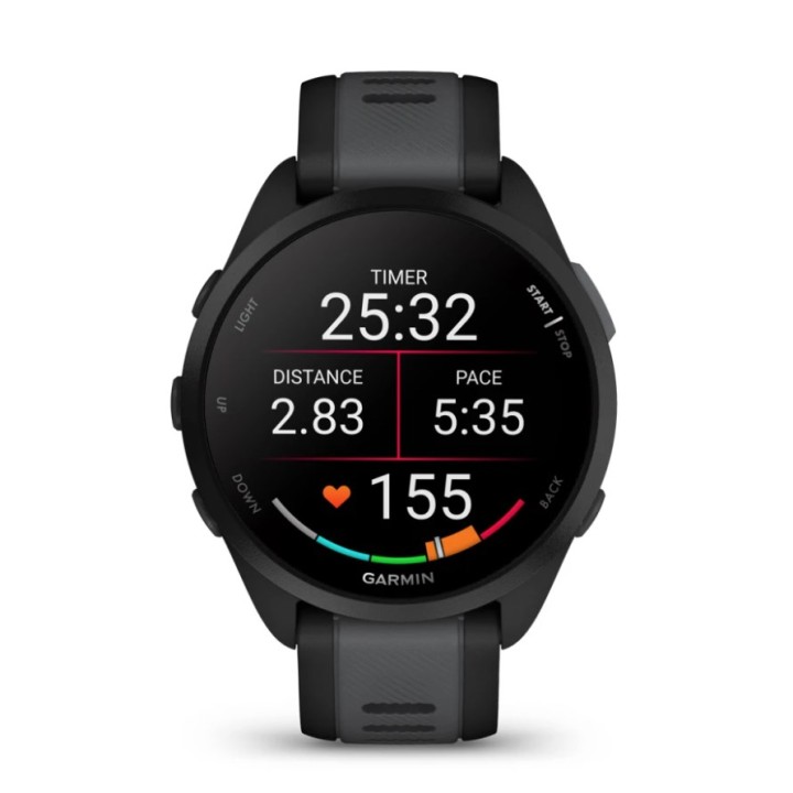Garmin Forerunner 165 3.05 cm (1.2 ) AMOLED 43 mm Digitale 390 x 390 pixel Touchscreen Nero GPS (satellite)