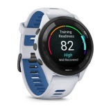 Garmin Forerunner 265 3.3 cm (1.3 ) AMOLED 46 mm Digitale 416 x 416 pixel Touchscreen Nero Bianco Wi-Fi GPS (satellite)