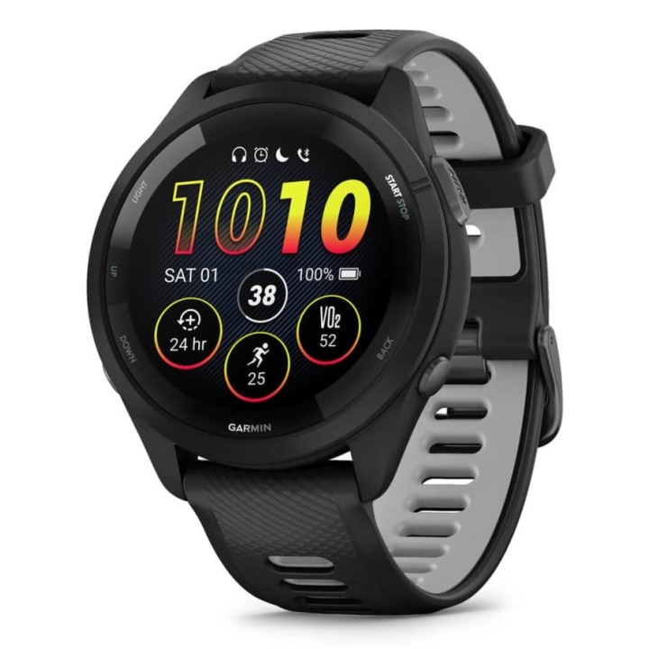 Garmin Forerunner 265 3.3 cm (1.3 ) AMOLED 46 mm Digitale 416 x 416 pixel Touchscreen nero Wi-Fi GPS (satellite)