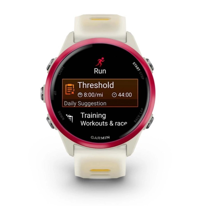 Garmin Forerunner 570 3.05 cm (1.2 ) AMOLED 42 mm Digitale 390 x 390 pixel touchscreen rosa bianco Wi-Fi GPS (satellite)