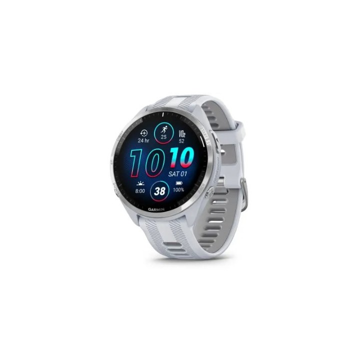 Garmin Forerunner 965 3.56 cm (1.4 ) AMOLED 47 mm Digitale 454 x 454 pixel Touchscreen bianco Wi-Fi GPS (satellite)