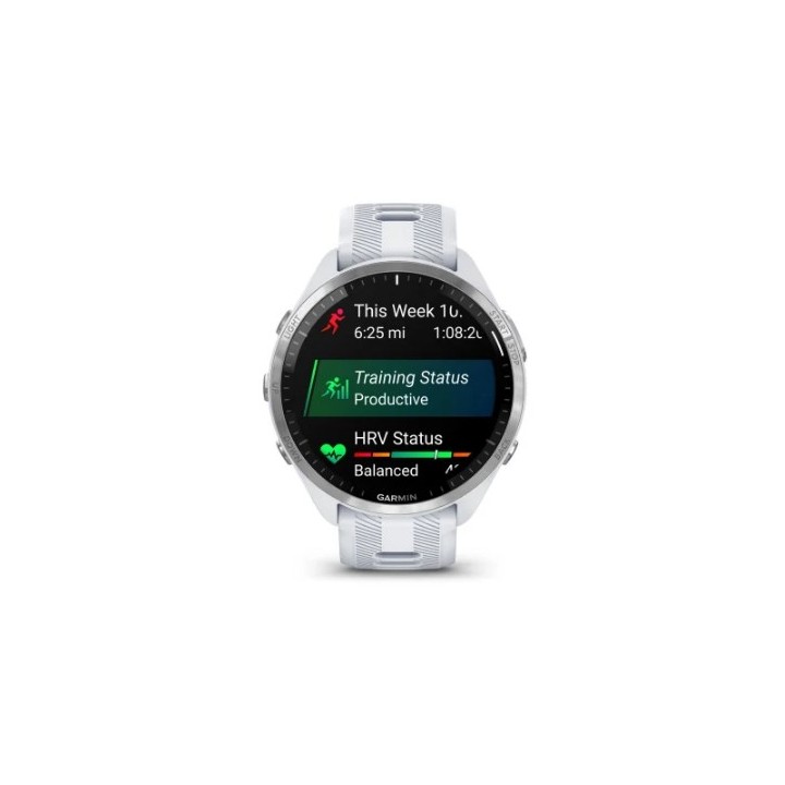 Garmin Forerunner 965 3.56 cm (1.4 ) AMOLED 47 mm Digitale 454 x 454 pixel Touchscreen bianco Wi-Fi GPS (satellite)