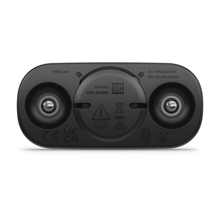 Garmin HRM 200 cardiofrequenzimetro Petto Bluetooth/ANT+ Nero