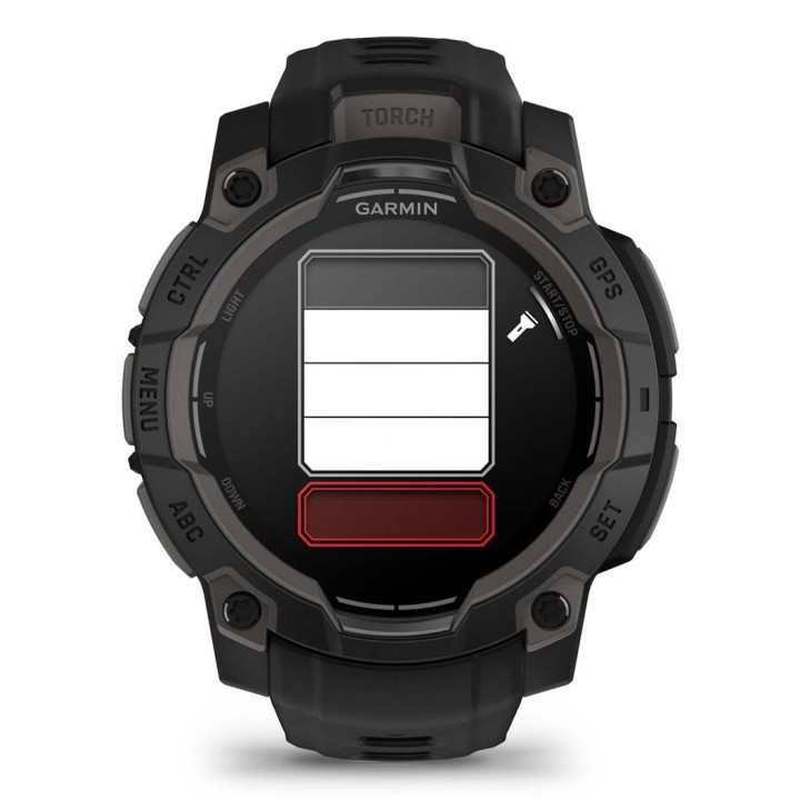 Garmin Instinct 3 AMOLED 3.05 cm (1.2 ) 45 mm Digitale 390 x 390 pixel Touchscreen Nero GPS (satellite)