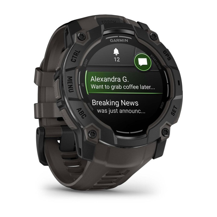 Garmin Instinct 3 AMOLED 3.3 cm (1.3 ) 50 mm Digitale 416 x 416 pixel Touchscreen Nero GPS (satellite)