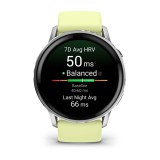 Garmin Venu 010-03014-02 smartwatch / sport watch 3.56 cm (1.4 ) AMOLED 45 mm Digitale 454 x 454 pixel Touchscreen Argento Wi-Fi