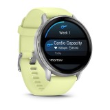 Garmin Venu 010-03014-02 smartwatch / sport watch 3.56 cm (1.4 ) AMOLED 45 mm Digitale 454 x 454 pixel Touchscreen Argento Wi-Fi