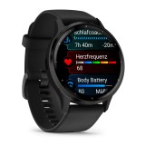 Garmin Venu 3 3.56 cm (1.4 ) AMOLED 45 mm Digitale 454 x 454 pixel Touchscreen nero Wi-Fi GPS (satellite)
