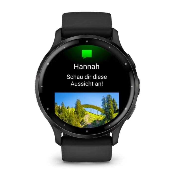Garmin Venu 3 3.56 cm (1.4 ) AMOLED 45 mm Digitale 454 x 454 pixel Touchscreen nero Wi-Fi GPS (satellite)