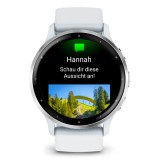 Garmin Venu 3 3.56 cm (1.4 ) AMOLED 45 mm Digitale 454 x 454 pixel Touchscreen argento bianco Wi-Fi GPS (satellite)