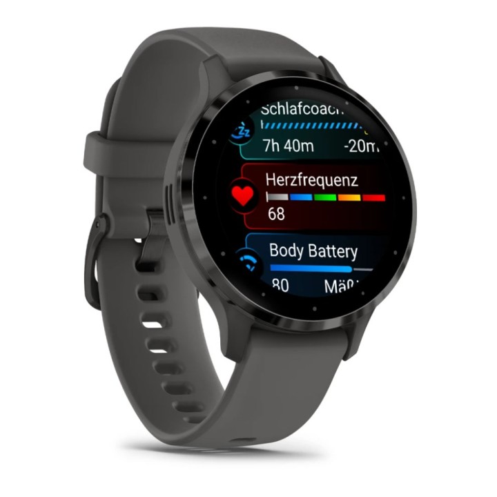 Garmin Venu 3S 3.05 cm (1.2 ) AMOLED 41 mm Digitale 390 x 390 pixel Touchscreen grigio Wi-Fi GPS (satellite)