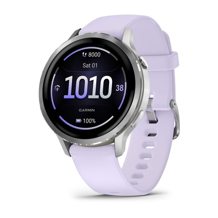 Garmin Venu 4 3.05 cm (1.2 ) AMOLED 41 mm Digitale 390 x 390 pixel Touchscreen Argento Wi-Fi GPS (satellite)