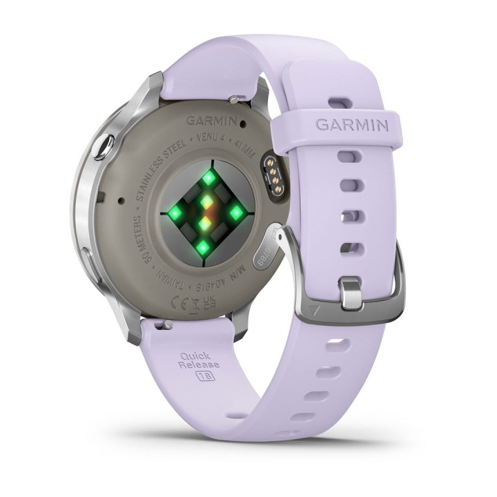 Garmin Venu 4 3.05 cm (1.2 ) AMOLED 41 mm Digitale 390 x 390 pixel Touchscreen Argento Wi-Fi GPS (satellite)