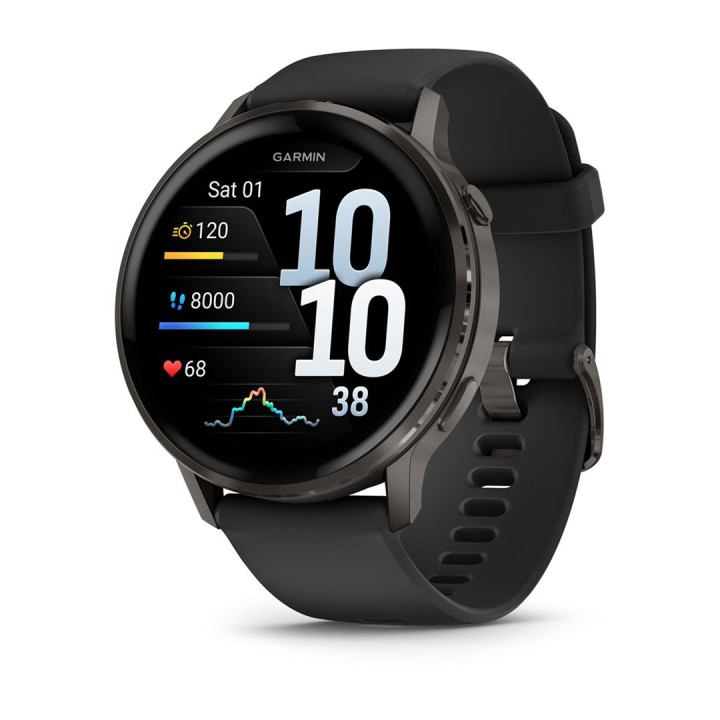 Garmin Venu 4 3.56 cm (1.4 ) AMOLED 45 mm Digitale 454 x 454 pixel Touchscreen nero Wi-Fi GPS (satellite)
