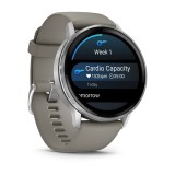 Garmin Venu 4 3.56 cm (1.4 ) AMOLED 45 mm Digitale 454 x 454 pixel Touchscreen Argento Wi-Fi GPS (satellite)