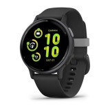 Garmin Vivoactive 5 3.05 cm (1.2 ) AMOLED 42 mm Digitale 390 x 390 pixel Touchscreen Nero Wi-Fi GPS (satellite)