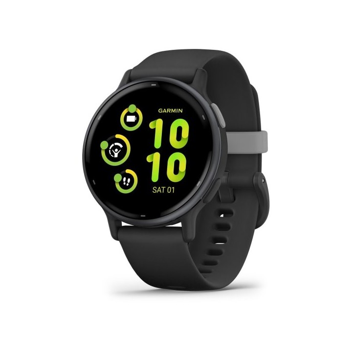Garmin Vivoactive 5 3.05 cm (1.2 ) AMOLED 42 mm Digitale 390 x 390 pixel Touchscreen Nero Wi-Fi GPS (satellite)
