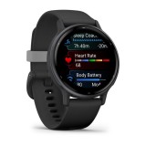 Garmin Vivoactive 5 3.05 cm (1.2 ) AMOLED 42 mm Digitale 390 x 390 pixel Touchscreen Nero Wi-Fi GPS (satellite)