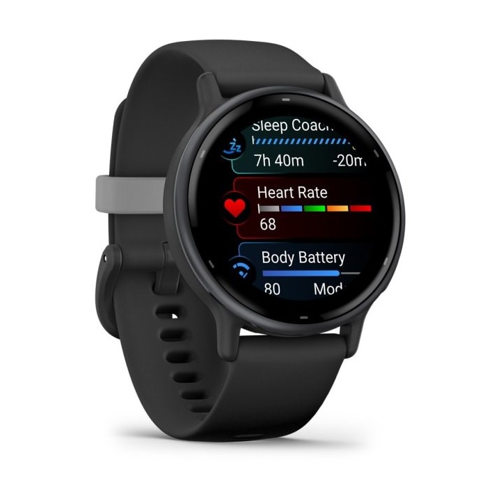 Garmin Vivoactive 5 3.05 cm (1.2 ) AMOLED 42 mm Digitale 390 x 390 pixel Touchscreen Nero Wi-Fi GPS (satellite)