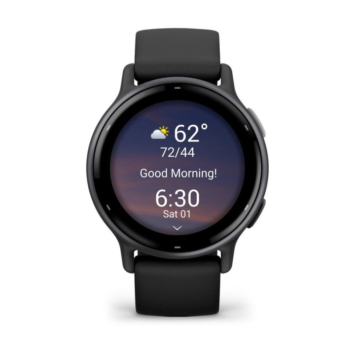 Garmin Vivoactive 5 3.05 cm (1.2 ) AMOLED 42 mm Digitale 390 x 390 pixel Touchscreen Nero Wi-Fi GPS (satellite)