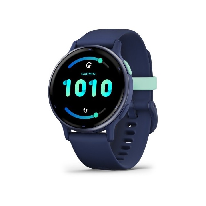 Garmin Vivoactive 5 3.05 cm (1.2 ) AMOLED 42 mm Digitale 390 x 390 pixel Touchscreen Blu Wi-Fi GPS (satellite)